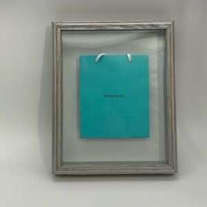 Framed Tiffany & CO. Bag By Stephen Gould In China 3-D Shadow Box Wall Art Decor